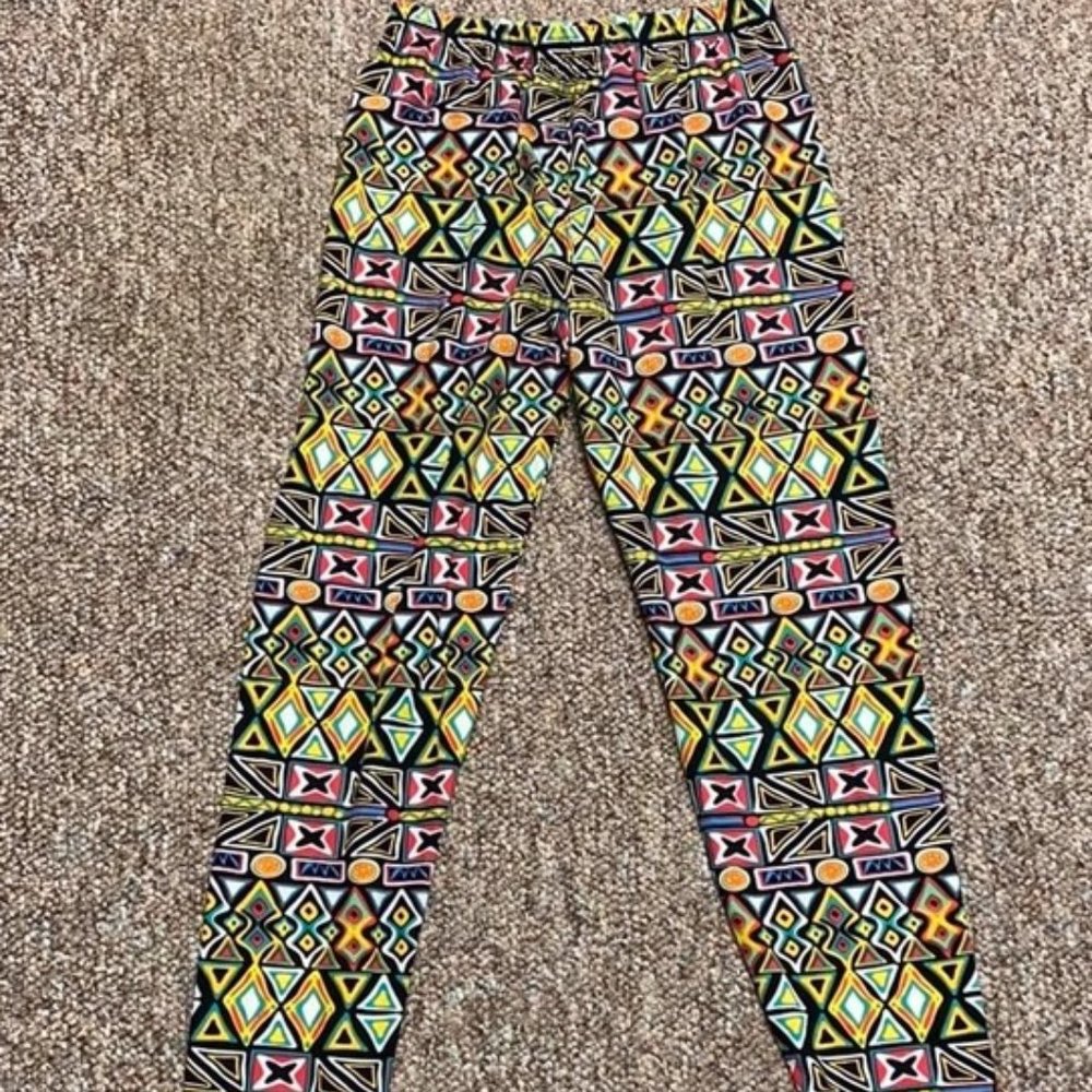 WinWin Colorful Xs & diamonds leggings size Small